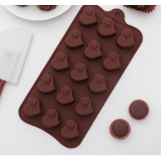 Силикон.форма для шоколада Сердечки объемные