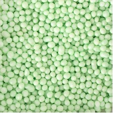 Шарики сахар.зеленые 5 мм.металл, 100 гр